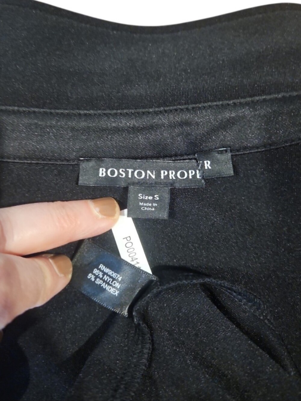 Boston Proper Beyond Travel Chic Drawstring Utility Dress Black S - Picture 10 of 10